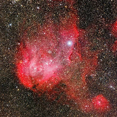 Running Chicken Nebula, IC 2944, C 100